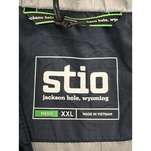 Stio Azura Insulated Puffer Vest Men’s XXL Blue Primaloft *Logo* Zip NWT Quilted - Picture 10 of 16